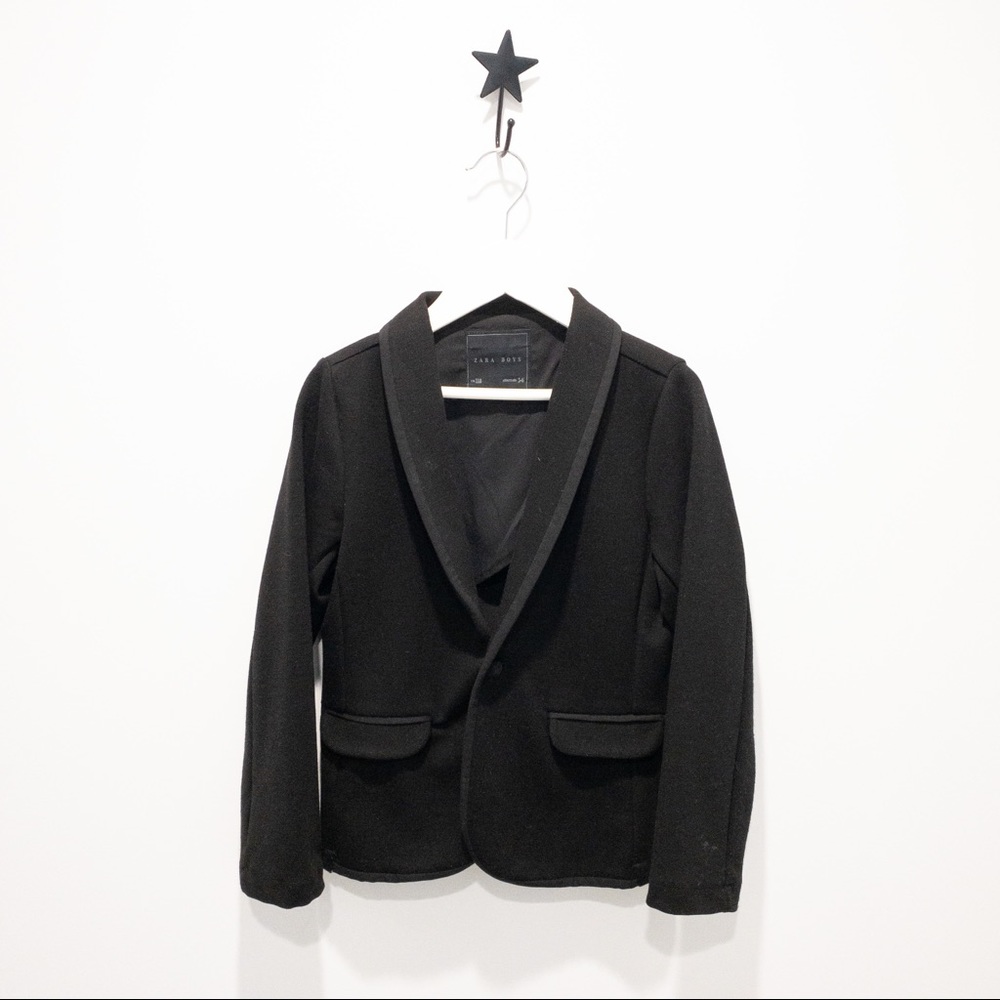 ZARA boys knit blazer Size 5/6